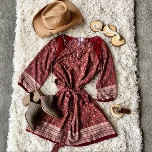 Alya • Boho - Western patterned dress.